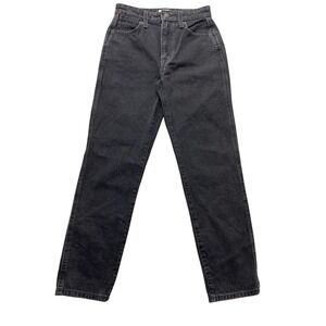 Sunday Best Jeans Womens 30x27 Black Charcoal Denim High Rise‎ Tapered Tag 2